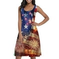 thumbnail image 1 of WILLBEST Vestidos Casuales Para Mujer Verano Vestido Informal Con Cuello Redondo Y Estampado Para Mujer 500, 1 of 3