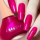 thumbnail image 2 of Autorización Esmalte de uñas de secado rápido para mujer, esmalte de uñas rojo púrpura con purpurina, translúcido, brillante, de larga duración, sin horno, de secado rápido, no pelable, 12 ml, 2 of 3