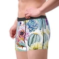 thumbnail image 4 of Fotbe Cactus Men’s Total Support Pouch Boxer Briefs, X-Temp Cooling, Moisture-Wicking Underwear, Regular, Long-leg and Trunk-XX-Large, 4 of 9