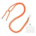 thumbnail image 1 of Unique Bargains Cordon pour Téléphone avec Patch Transparent, Orange, 1 Unité, 1 of 5