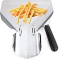 thumbnail image 1 of WWS-Stainless Steel French Fry Bagger Scoop Chip Popcorn Bagger Ice Candy Snacks Desserts Scooper with Removable Handle - Right Hand, 1 of 4