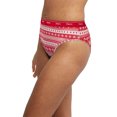 thumbnail image 2 of Hanes Originals Women's Hi Cut Underwear, Breathable Cotton Stretch, 3-Pack, 2 of 3