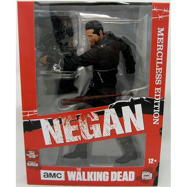 The Walking Dead Série Télévisée 10 Pouces Figurine Deluxe - Édition Impitoyable Negan (Emballage d'Usure Étagère)