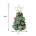 thumbnail image 2 of Bonsai Suculento Artificial Con La Estrella Para Los Regalos De Los Niños De Sobremesa Interiores E SM SunniMix Plantas de simulación, 2 of 7