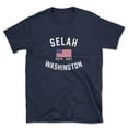 thumbnail image 1 of Selah Washington Patriot Men's Cotton T-Shirt, 1 of 1