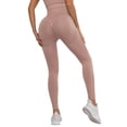 thumbnail image 1 of Pantalones de yoga elásticos de cintura alta para mujer - Leggings opacos con cintura en forma de V y efecto fruncido en los glúteos, 1 of 7