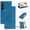 Blue, variant on For Samsung Galaxy S26 Wallet Case, Premium PU Leather Folio RFID Blocking with 2 Card Holder Slots & Cash Pocket, Hands-Free Kickstand Magnetic Closure Full Body Phone Cover, Brown