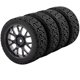 thumbnail image 3 of LINLIN 4 piezas RC Rally Car Y-Shaped Plastic Wheel Wheels Wheels Wheels Tires and Rubber Tires 68mm para 1/10 RC On-Road Flat Run Racing Car para Tamiya Traxxas HSP HPI WR8 TT02 WLtoys Kyosho, 3 of 6