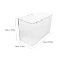 thumbnail image 2 of OUNONA Crystal Clear Desktop Turtle Tank Plastic Aquarium for Small Fish and Reptile Enclosures, 2 of 8