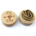 thumbnail image 2 of Rustic Wedding Wood Ring Holder Wedding Ring Bearer Box Engagement Engraving Wooden Rings Box, 2 of 7