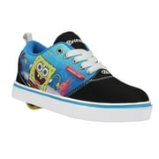 HEELYS Unisex Kids' SpongeBob SquarePants Pro 20 Prints Wheeled Shoe Black/Multi - HES10361H