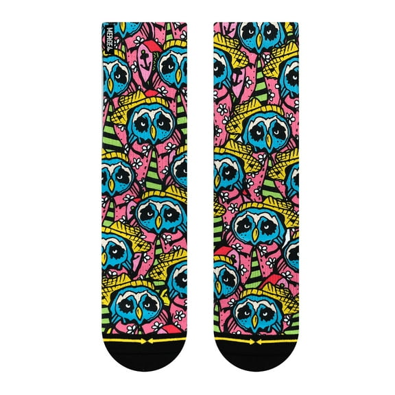 Taylor Reinhold Aloha Owl Crew Socks