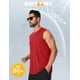 thumbnail image 2 of Camiseta sin mangas Cotrasen para hombre, UPF 50+, camiseta de baño sin mangas, color rojo XL, 2 of 6