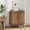 Walnut, variant on BarefHaven Accent Small Storage Cabine, Buffet Cabinet with Storage, Mid Century Modern Sliding Door Sideboard Cabinet for Kitchen, Entryway (Oak)