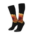 thumbnail image 2 of Bingfone Compression Socks For Women And Men Long Socks For Running Athletic Cycling Nurse-Orange Dalia, 2 of 9