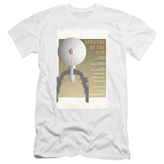 Star Trek Tos Episode 61 Premium Canvas Adult Slim Fit 30/1 T-Shirt White