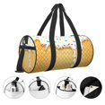 thumbnail image 5 of KLL White Ice Cream Duffle Bag For Men Women Sport Gym Fitness Tote Travel Training Workout Basketball Football Weekender, 5 of 8
