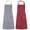 Grey,Red 1, variant on AOWOO 2 Pack Chef Aprons for Cooking & Baking - Soft Restaurant Quality Kitchen Aprons with Adjustable Neck & Long Tie, 2 Pockets Protective Aprons for Men & Women, BBQ Grilling Baking