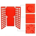 thumbnail image 2 of Ropa Plástico Tablero Plegable Carpeta Camisa para Herramienta Almacenamiento en El () Rojo, 2 of 9