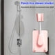 thumbnail image 3 of Soporte de soporte ajustable para cabezal de ducha de mano montado en la pared para baño (rosa) Sywqhk Libre de BPA, 3 of 7
