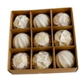thumbnail image 3 of 9 adornos de bolas de Navidad, adornos de Navidad colgantes para árboles de Navidad, pequeños colgantes de Navidad para celebraciones, bodas, hogares, dorado, 3 of 10