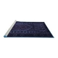 thumbnail image 2 of Ahgly Company Machine Washable Indoor Rectangle Persian Blue Traditional Area Rugs, 2' x 3', 2 of 4