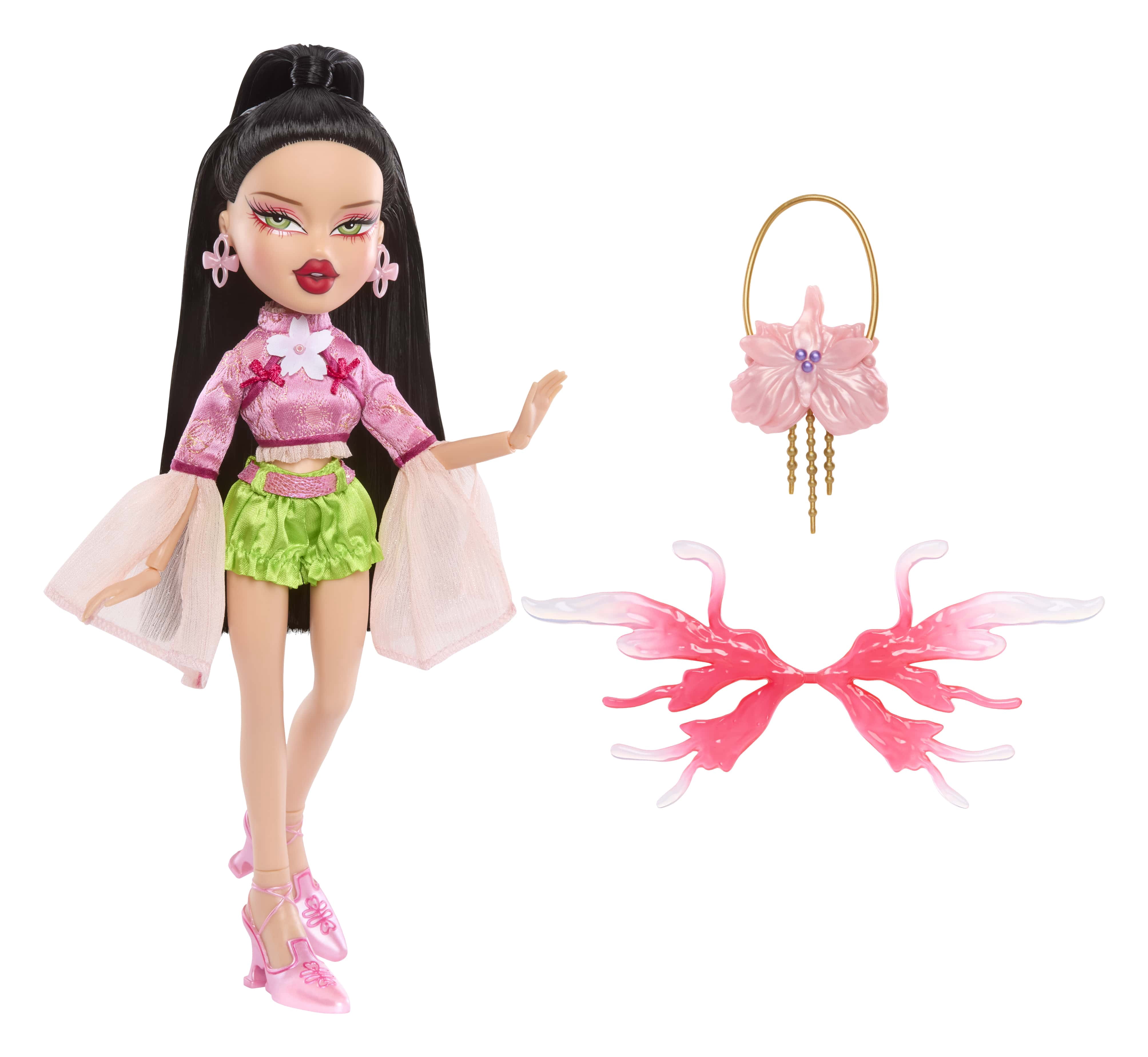 Bratz Fashion Pixiez Jade Collectible Fantasy Doll with Real Fashions and Accessories