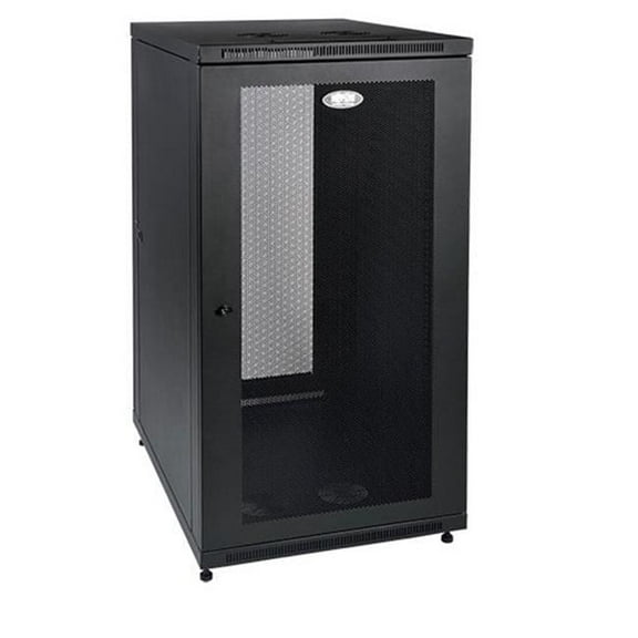 24U Industrial Rack Floor Enclosure Server Cabinet - Doors & Sides