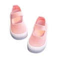 thumbnail image 4 of Shoes for Kids, School Shoes for Boys, Girl School Shoes, Kids Casual Sneakers Lightweight Elastic Strap Low Top Walking Shoes for Toddlers Boys Girls Aged 1-7.5 Outdoor Play, Pink US-6C/EU-22, 4 of 5