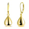 thumbnail image 1 of Pendientes ALEXCRAFT en forma de lágrima con cierre de palanca, chapados en oro de 14 quilates, 1 of 7