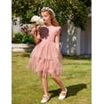 thumbnail image 6 of Arshiner Toddler Tutu Dress Little Girls Irregular Tulle Princess Birthday Party Formal Dresses, 6 of 6
