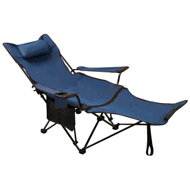 REDCAMP Folding Camping Chair with Footrest,Reclining ...