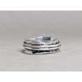 thumbnail image 2 of Heaven Crafts Hammered Spinner Ring Sterling Silver 925 Dailywear Ring For Women Gift Item, 2 of 6