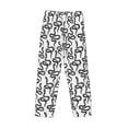 thumbnail image 3 of Lsque Hand Drawn Snake Print Men's Pajama Pants, Lounge Pant - Comfortable Home Wear,Elastic Waistband, Stylish Design-Medium, 3 of 9