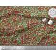 thumbnail image 2 of Soimoi Poly Georgette Fabric Leaves Panel Print Fabric by the Yard 42 Inch Wide, 2 of 3