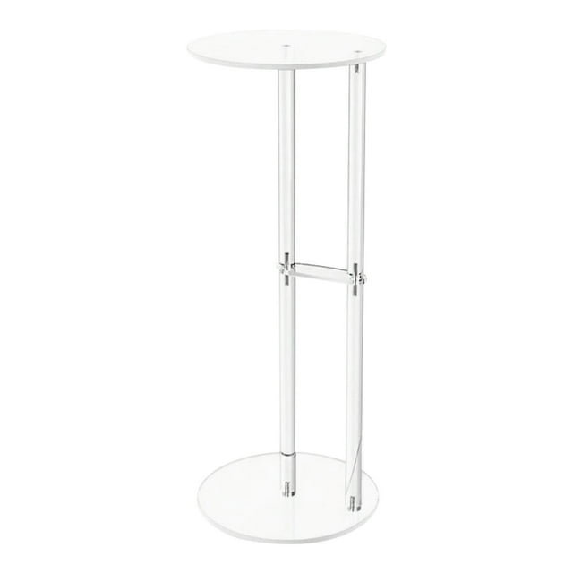 jifeng Table d'Appoint en Acrylique 10 Pouces Table à Boissons Table de Bout pour Chevet Salle de Bain Chambre B
