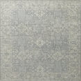 thumbnail image 1 of Ahgly Company Indoor Square Mid-Century Modern Pale Silver Gray Oriental Area Rugs, 7' Square, 1 of 6