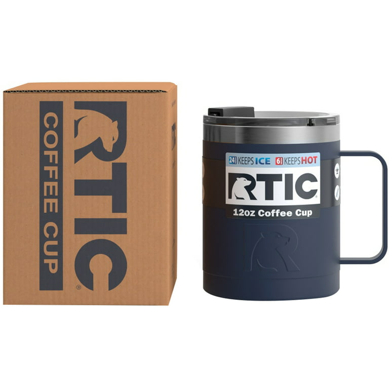 Assortment of 2 RTIC Mugs - 1 20 OZ. Tumbler - 1 16 OZ. Travel Coffee Cup -  Dutch Goat