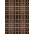 thumbnail image 1 of Ahgly Tapis Rectangulaire Lavable en Machine Intérieur Transitionnel Marron Clair, 5 Pieds x 7 Pieds, 1 of 7