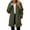 06# Army Green, variant on Fleece Cardigans for Women Plus Size Long Soft Jackets Fuzzy Full Zip Fall Trendy Basic Coats with Pockets Brown S