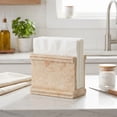 thumbnail image 5 of Premium Marble Napkin Holder, Heavy Handcrafted Natural Stone for Kitchen, Dining & Coffee Station, by Creative Home, 5 of 7
