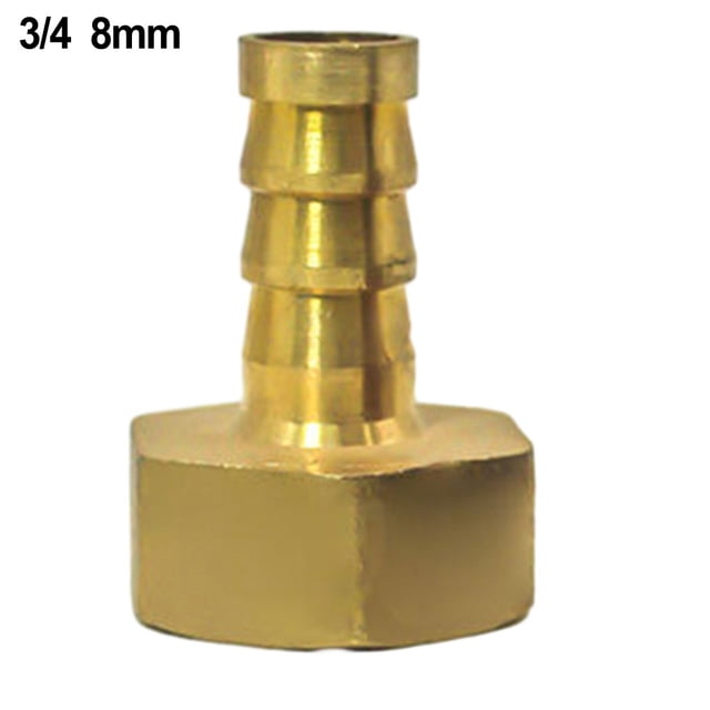 Brass Barb BSP Female Thread Connector Tail Pipe Hose Fitting 3/4in Rain Darrel