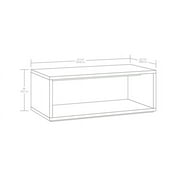 Mainstays Westley Coffee Table, Black Wood Finish