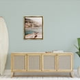 thumbnail image 2 of Stupell Boating Coastal Seaside Town Buildings Landscape Photography Gold Floater Framed Art Print Wall Art, 2 of 6