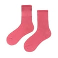 thumbnail image 1 of Crew Socks for Women, Solid Color Medium Tube Socks Light Thin Spring Summer Multi Colored Four Season Soft Socks, Fall Winter Fashion Accessories, 1 of 1