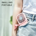 thumbnail image 6 of Dopebox Mini Portable Fan, Portable Handheld Fan, Mini Fan Handheld, Portable Personal Fan, Students Dormitory Office (Green), 6 of 11