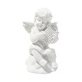 thumbnail image 2 of Estatua de angelito querubín, escultura de resina, bonito adorno artesanal para estantería. Estilo B, 2 of 8