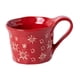 thumbnail image 3 of 1 pieza de vajilla navideña, regalo de Navidad, vajilla para mesa de fiesta festiva Taza roja, 3 of 9