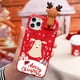 thumbnail image 1 of Funda de dibujos animados para iPhone 12 13 11 14 Pro Mini XS Max XR X 7 8 10 6 6S Plus SE 2 Soft TPU 3D Christmas Doll Deer Phone Cover Funda Tan Jianjun unisex, 1 of 2