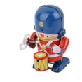 thumbnail image 3 of Drumming Solider Mecánico con Tecla de Cuerda para el Juguete, No Requiere bαtería Hugo Wind Up Tin Toy, 3 of 8
